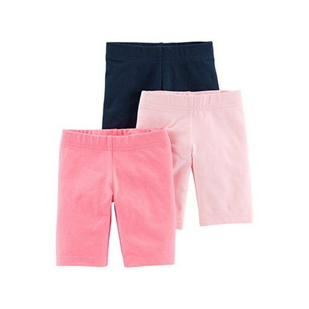 Simple Joys by Carters Lot de 3 Shorts de Cyclisme - B/éb/é Fille Lot de 3 Shorts de Cyclisme - Infant-and-Toddler-Shorts